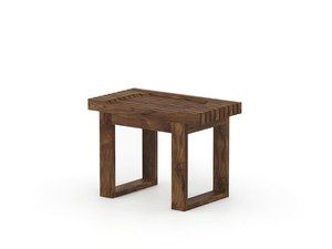 SINK - Low solid wood stool _ Air Division